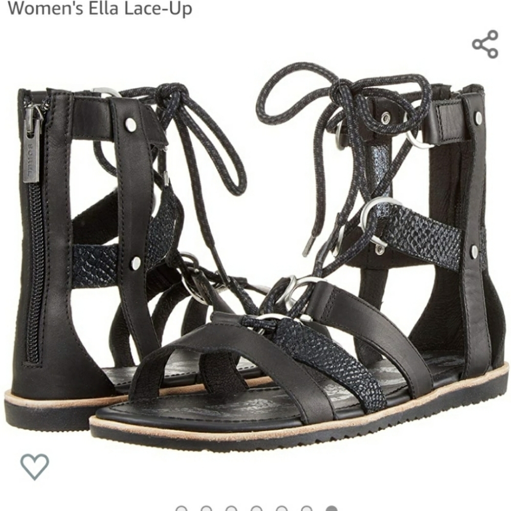 NEW IN BOX SOREL ELLA LACE UP SANDALS